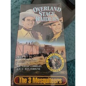 Three Mesquiteers, The - Overland Stage Raiders (VHS, 1992)